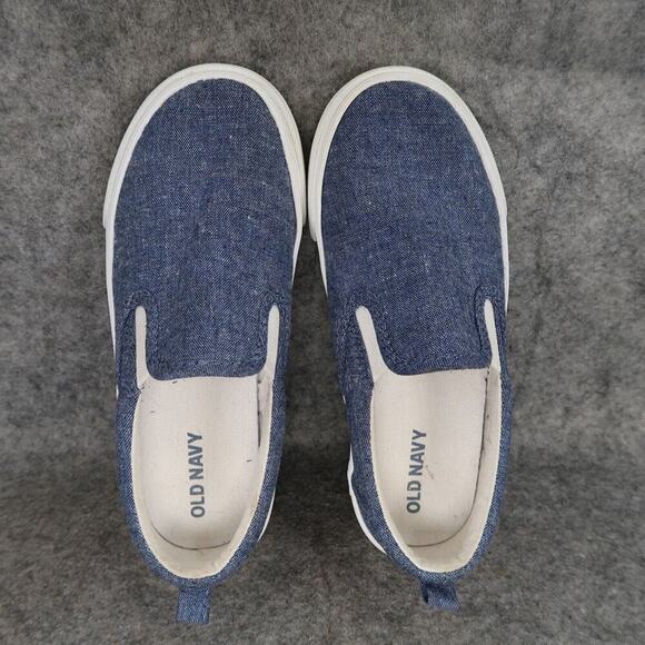 Old Navy Shoes Kids 13 Sneaker Slip On Casual Trainer Chambry Blue Toddler Youth - Picture 7 of 13
